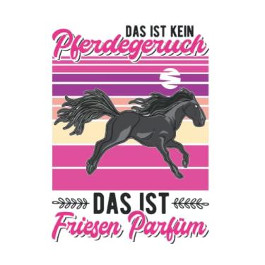 Imagem de Friesenpferd Notizbuch: Friesenpferd Parfüm Friesen Pferd / 6x9 Zoll / 120 gepunktete Seiten