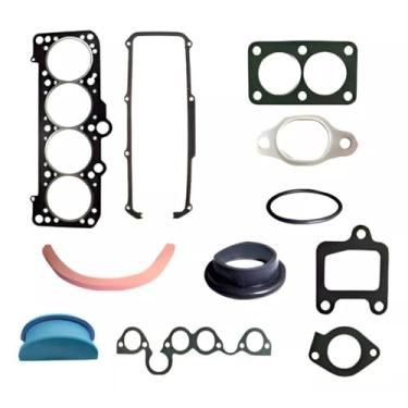 Imagem de Junta Superior Motor sem Retentor Jogo Cabeçote Fibra 79544Flex, Preto/Prata, Sabo