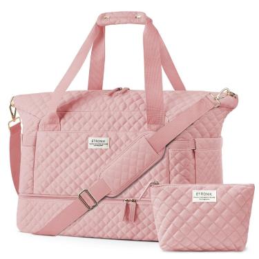 Imagem de Bolsa de viagem ETRONIK Gym Duffel com porta de carregamento USB para mulheres