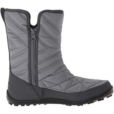 Imagem de Columbia Bota feminina Minx Slip II cano médio, Ti cinza aço, preto, 6
