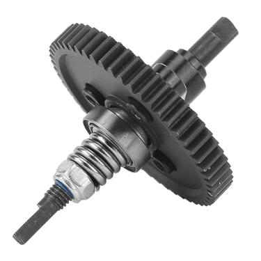 Imagem de Engrenagem de Dentes Retos 54T Completa, Conjunto de Embreagem Diferencial de Aço e Alumínio da Embreagem Deslizante para Carros Slash 1/10 RC (Preto)