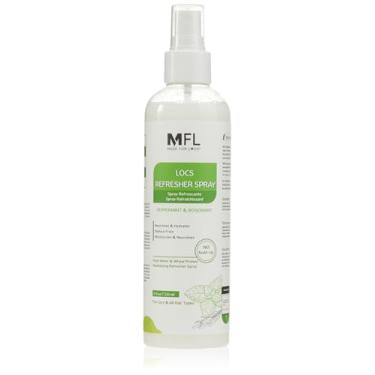 Imagem de MFL MADE FOR LOCS Spray Refrescante De Água De Rosas Vegano, Hidratante Locs, Desodorizante Locs, Amazing Scents (Hortelã-Pimenta, 8 Oz)