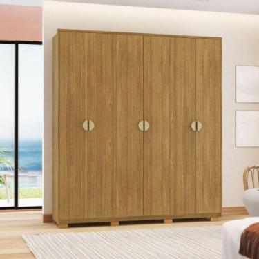Imagem de Roupeiro Com 6 Portas Maldivas Nature - Mais de Casa