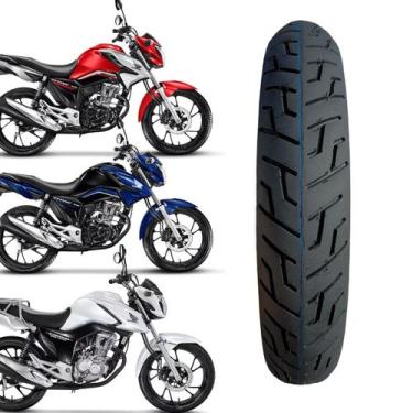 Imagem de Pneu De Moto 100/90-18 Traseiro  Fan Ybr Yes c/ Nota Fiscal - BLACK TY