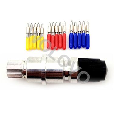 Imagem de 15 lâminas de corte de vinil Graphtec CB15 CB15U 30/45/60 graus + caixa de cortador de suporte de lâmina Graphtec CB15 CB15U