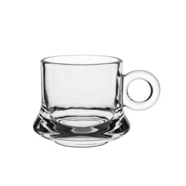 Imagem de XícarasDe Café De Vidro Robusta Lisa 85ml Em Casa Tem