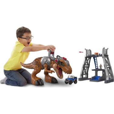 Imagem de Brinquedo de dinossauro Fisher-Price Imaginext Jurassic World T-Rex