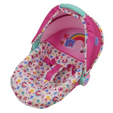 Imagem de Assento de carro Doll Baby Alive Deluxe 3 em 1 rosa e arco-íris 18