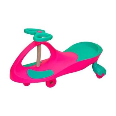 Imagem de Brinquedo Super Car Rolimã Unitoys Gira Volante 360º, Rosa claro