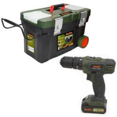 Imagem de Kit Porta Ferramentas Furadeira 220V Bauker, 12V