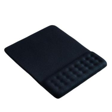 Imagem de Mouse Pad Dot Com Apoio De Pulso Gel Preto - Multilaser