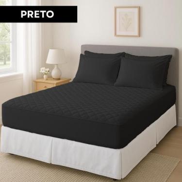Imagem de Protetor Impermeável Para Colchão Queen Matelado Antialérgico Antixixi