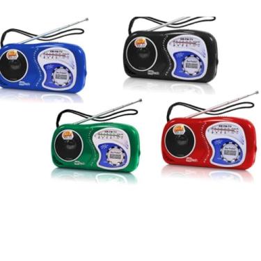 Imagem de Genérico Rádio Portátil AM/FM com Relógio Digital, Entrada para Fone, Ajuste de Volume e Estação, Super Leve e Compacto