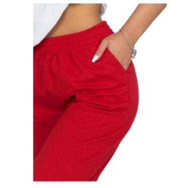 Imagem de Kit 2 Calça Moletom Juvenil Flanelada Masculino Feminino Unisex - VALE