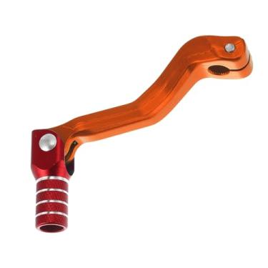Imagem de A ABSOPRO Alavanca de câmbio dobrável de motocicleta para Kayo T2 Pedal Shift Arm Orange Red Silver Tone 1 peça