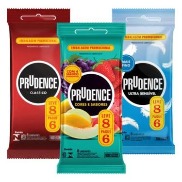 Imagem de Camisinha Prudence Mix 24 Unidades Lv24 Pg18 - Kit Econômico