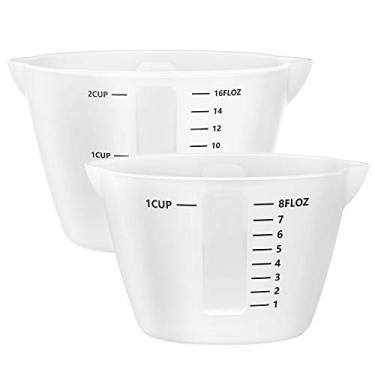 Imagem de Copos medidores grandes de silicone de 500 ml e 250 ml, copos de mistura de resina Gartful para epóxi, moldes de fundição de joias, derramamento de tinta acrílica, fabricação de copos, copos medidores