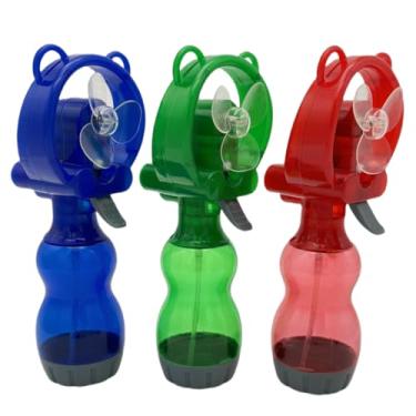Imagem de S'beauty Ventilador portátil portátil de névoa de água mosquetão ao ar livre mini ventilador de mão atomizador para verão na praia, viagens, acampamento, churrasco e mais atividades ao ar livre