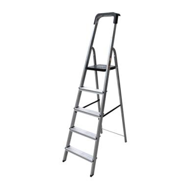Imagem de ESCADA DOMESTICA DE ALUMINIO 5 DEGRAUS BTF - Uso domestico.