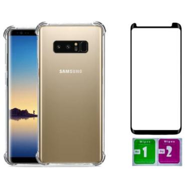 Imagem de Capa Anti Impacto Para Galaxy Note 8 + Pelicula Vidro 3d - Mustangshop