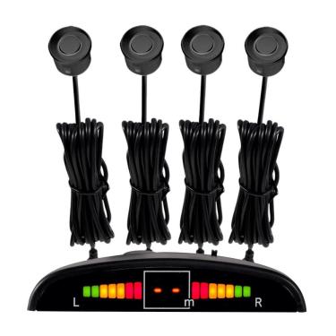 Imagem de Sensor De Estacionamento Roadstar Rs304br - Preto Brilhante