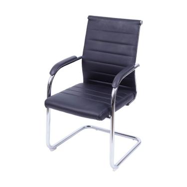 Imagem de Cadeira Or-3322 Com Base Cromada Fixa Em Pu Or Design Preto