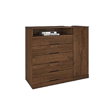 Imagem de Cômoda Portugal 5 Gavetas com Sapateira - MadeMarcs