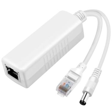 Imagem de Tliffpaco Divisor Gigabit Poe Com Saída De 12 V E 2 A, Compatível O Padrão Ieee 802.3Af/At, Adaptador Power Over Ethernet Para Câmera Segurança, Ap, Voip, Plugue Cc 5,5 X 2,1 Mm