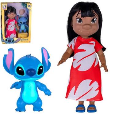 Imagem de Boneca Disney Lilo & Stitch em Vinil Articulados 2899 - Cotiplás, Disn