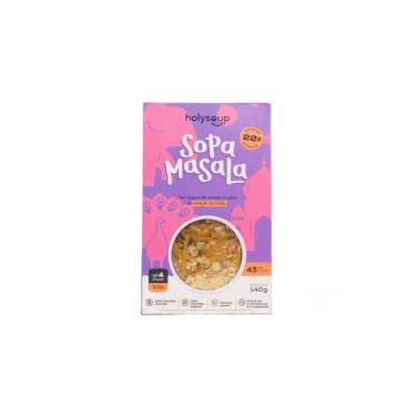 Imagem de Sopa Masala Indiana Fit Cremosa Saudável Holy Soup - 140g