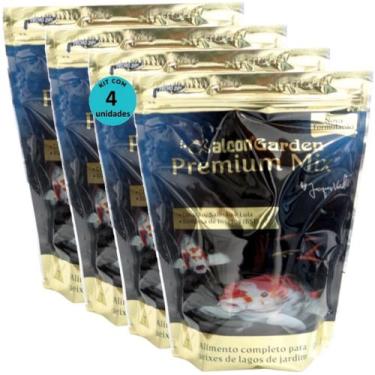 Imagem de Alcon garden premium mix 300g ração para peixes kit com 4