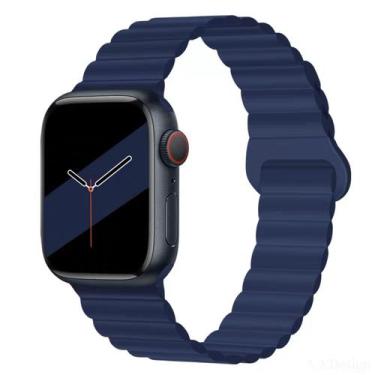 Imagem de Pulseira Magnética de silicone Compativel com IP.Watch Serie 3  38 40 