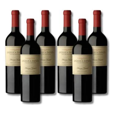 Imagem de Vinho Angélica Zapata Cabernet Franc Alta 750ml caixa 6 unidades