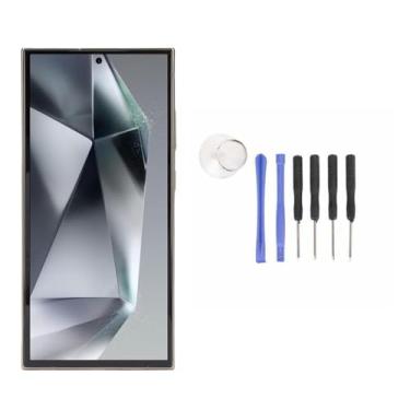 Imagem de ASHATA Substituição de Tela para S24 Ultra 5G SM S928B, Tela de 6,8 Polegadas, Suporte Digital de Montagem de Digitalizador OLED Com Tela de Toque, Com Ferramentas (Amarelo)