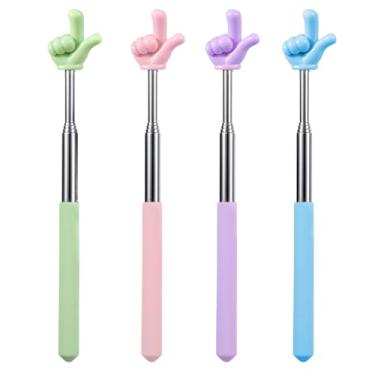 Imagem de Mahjong Tile Takers 4 Pcs Scalable Tile Grabbers Sticks Mahjongs Accessories for Game Enthusiasts Helps to Reach Pass Pick up Mahjongs Improve Fluency of American Mahjong Game Nights Clubs Travel