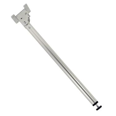 Imagem de SROODTUO Pacote com 2 pernas de mesa dobráveis para trailer, 70 a 76 cm – Pernas de mesa de travamento de alumínio ajustáveis para trailer, barco, iate, caminhão, trailer, móveis de acampamento