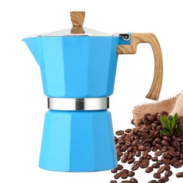 Imagem de Máquina de café expresso com fogão, Pote portátil de alumínio 300ml para café expresso italiano clássico, Suprimentos para fazer café para casa, piquenique, acampamento, café, restaurante, Thaely