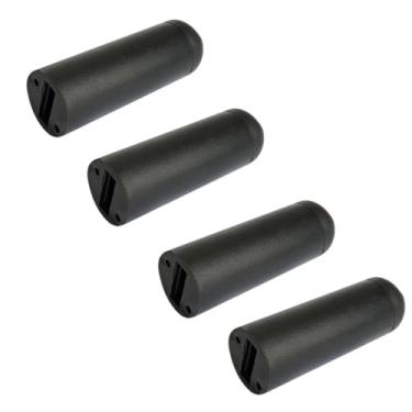 Imagem de Toeloioh Substituição De Pontas Borracha Para Travas Freio Rodas, Empunhaduras E Acessórios Cadeiras Rodas 5/8" Transporte (Preto - 4 Peças)