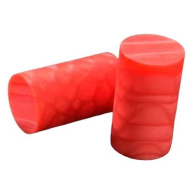 Imagem de oshhni 2x Ponteira para taco de bilhar, ponta para taco de sinuca, profissional, leve, acessórios para bilhar, substituição de virola para de bilhar, Vermelho