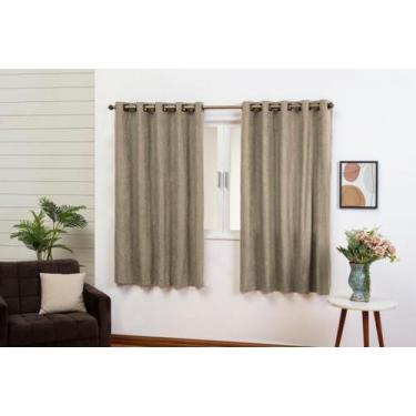 Imagem de Cortina Tecido Suede Semi Blackout 2,80 X 1,70 Para Varão 2m - Confort