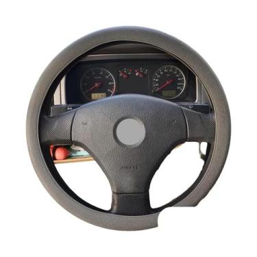 Imagem de Capa De Volante De Carro Em Silicone Macio E Sem Odor Com Design Textu