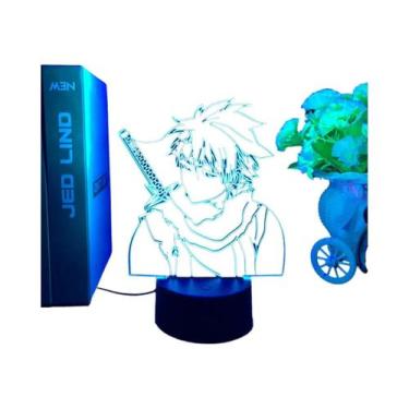 Imagem de Lâmpada 3D De Anime Para Quarto Infantil, Luz Noturna LED Bleach Para 