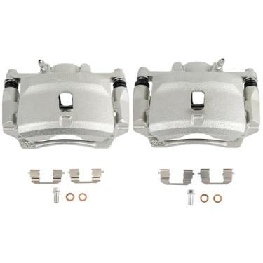 Imagem de SCITOO 19B2659 19B2658 Pinças de freio a disco dianteiro esquerdo e direito com suporte apto para Acura para EL 2001-2005, para Honda para Civic 2001-2005, pistão único