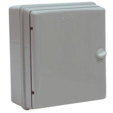 Imagem de Quadro de Distribuição de Sobrepor 4-DIN Porta Opaca - SCD4PO - STECK