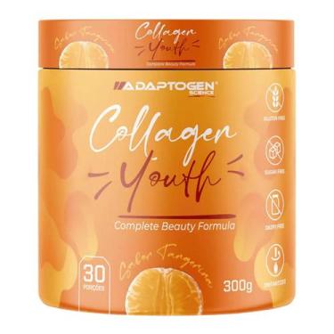 Imagem de Colágeno Youth Pote 300g Sabor Tangerina Adaptogen
