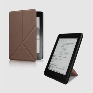 Imagem de Estojo Protetora para 6 Polegadas Kindle Paperwhite 10ªGeração(Lançado em 2018, modelo: PQ94WIF)- Ultra Fino Couro Pu Capa com Suporte Dobrável e Suspender/Despertar Automático Função