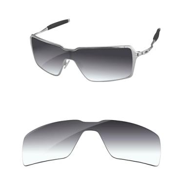 Imagem de PapaViva Lentes de reposição para óculos de sol Oakley Probation OO4041 cinza gradiente não polarizado