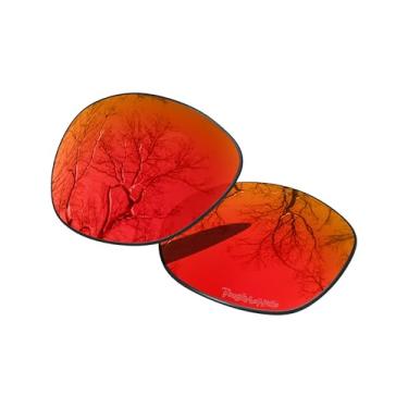 Imagem de ToughAsNails Lentes de substituição para óculos de sol Oakley Crosshair New 2012 – HyperVision Plus Vermelho Cromado – Polarizado Ultra