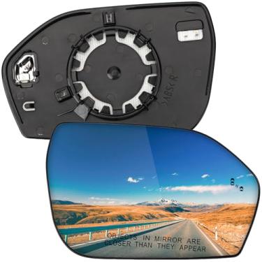 Imagem de LOIYLLEN Substituição do espelho lateral do passageiro para Ford Explorer 2020 2021 2022 2023 2024 2025 - Vidro do espelho do lado direito, vidro dos espelhos retrovisores com aquecimento elétrico e