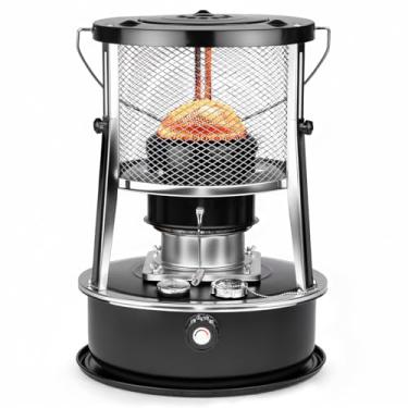 Imagem de Aquecedor de querosene de 10.000 BTU, aquecedores de querosene para uso interno, fogão e aquecedor 2 em 1 portátil não elétrico para acampamento, garagem, casa e uso de emergência